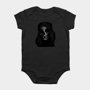 The Horror Skull - Scribble Baby Bodysuit